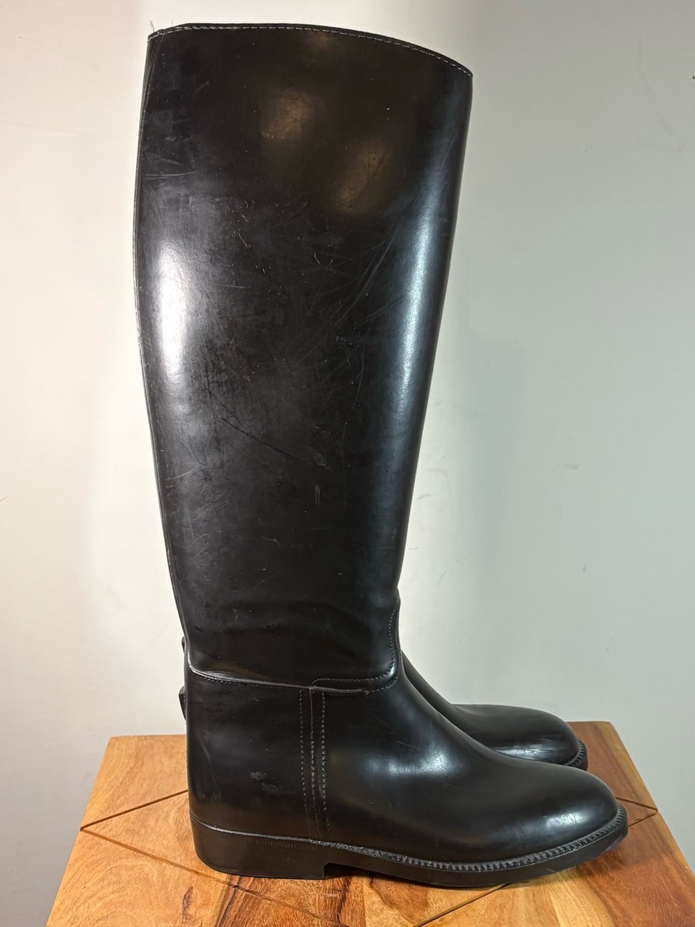 Aigle Black Over-the-Knee Riding Boots EU37